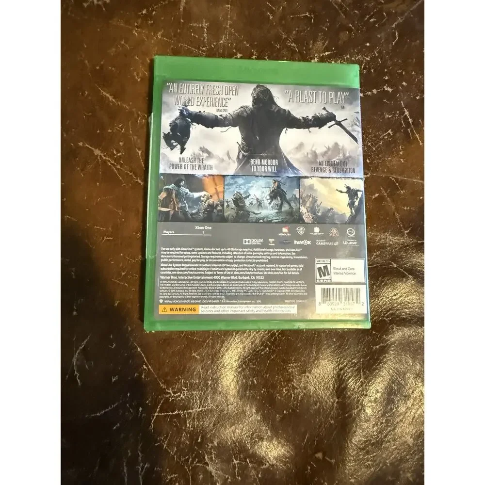 Middle Earth:Shadow of Mordor - Microsoft Xbox One